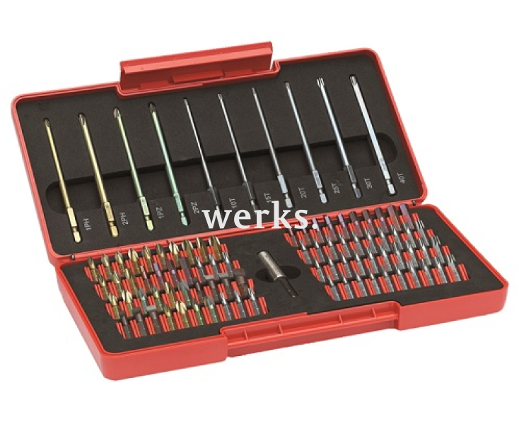 Набор сменных бит SL PH PZ TX HEX формы C6,3 PB Swiss Tools PB C6.992 90 шт.