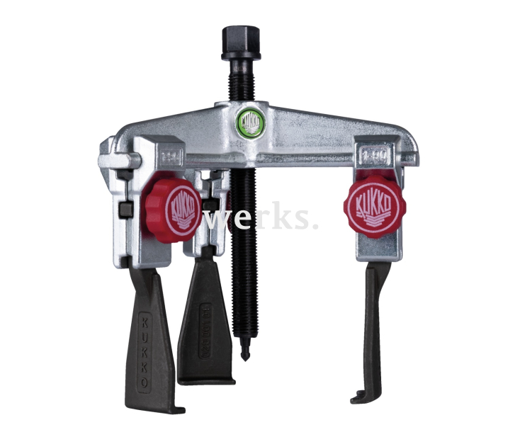 Универсальный трёхзахватный съёмник с узкими, быстрорегулируемыми захватами KUKKO 30-2+S