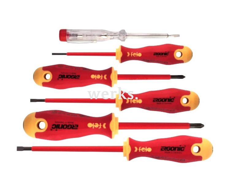 Набор отверток SL PH Felo Ergonic VDE с пробником 6 предметов 41396398
