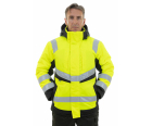 Зимняя сигнальная куртка Brodeks KW216 желтый/черный (L)