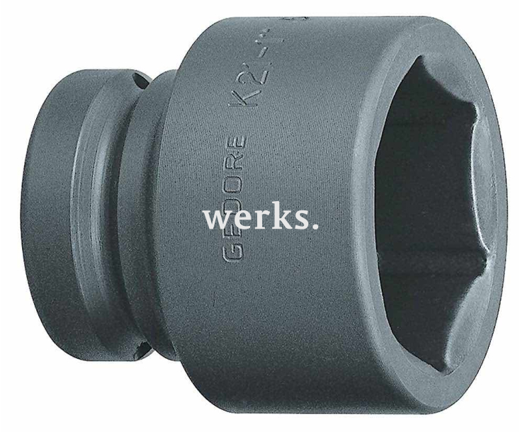 Головка ударная торцовая K 21 27 1" HEX Nut 27 мм Gedore 6183220