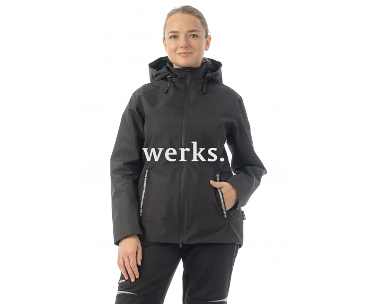 Женская летняя куртка-парка Brodeks KS238 черный (XS)