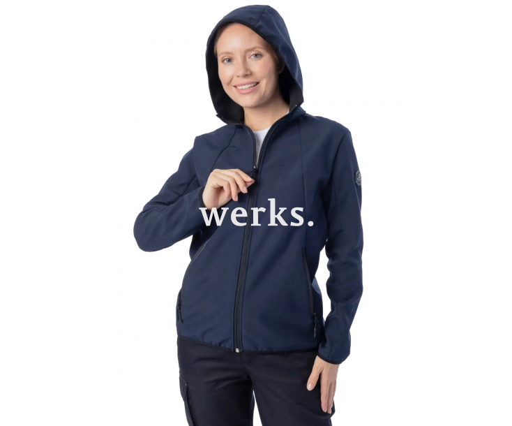 Женская куртка софтшелл Brodeks KS248 синий (XS)