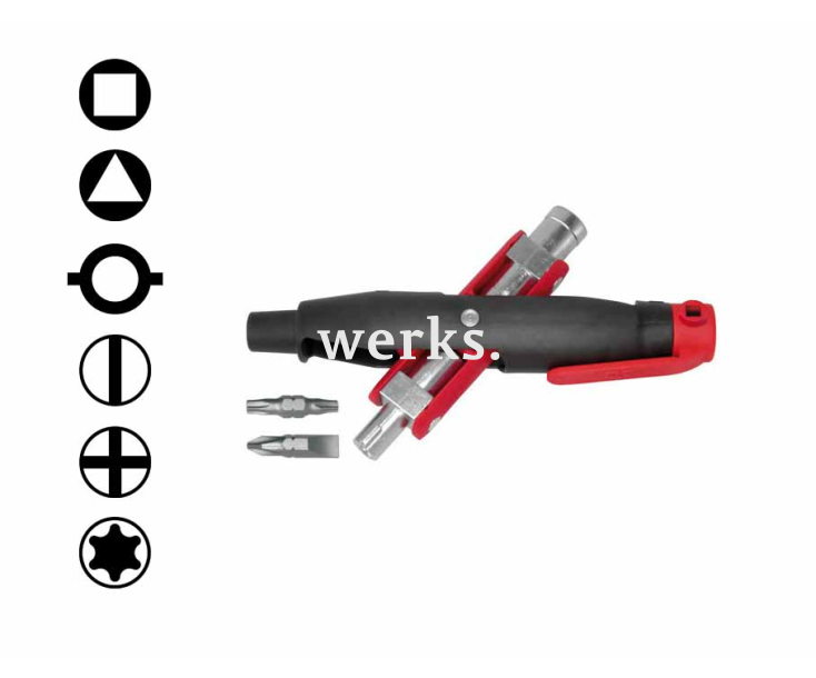 Универсальный ключ 1/4" Wiha SB 246 81 39076 для распределительных шкафов