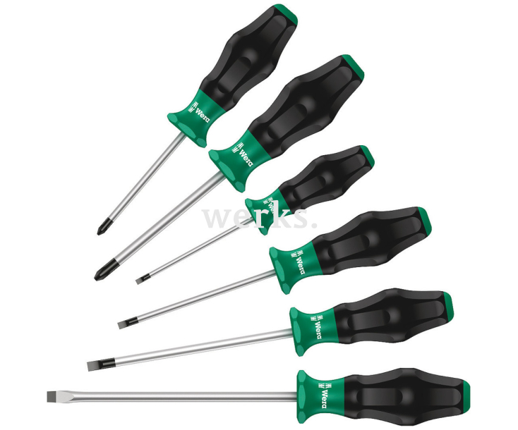 Набор отверток SL PH Wera Kraftform Comfort 1334/6 WE-031551