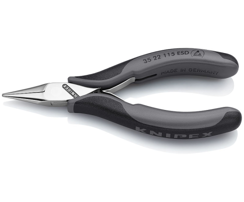Плоскогубцы захватные для электроники антистатические Knipex KN-3522115ESD