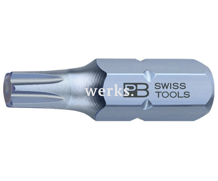 Бита TORX PrecisionBits C6,3 с внешним шестигранником 1/4 PB Swiss Tools PB C6.400/25 T25