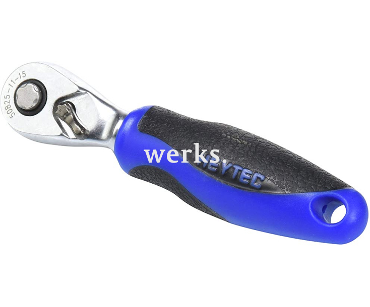 Ключ трещоточный 1/4" 115 мм с флажковым переключателем 50825-11-15 Heyco (HEYTEC) HE-50825111583