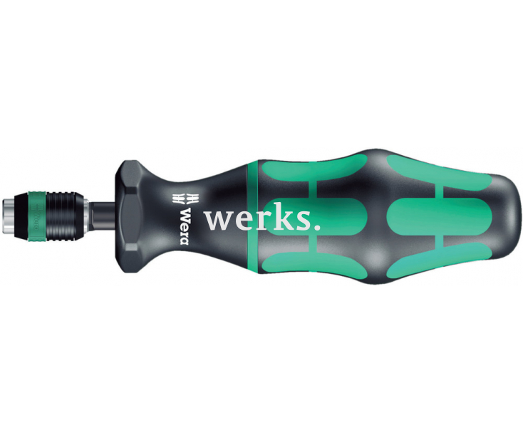 Динамометрическая отвертка Wera 7460 0,1 Нм с Rapidaptor Kraftform WE-074790