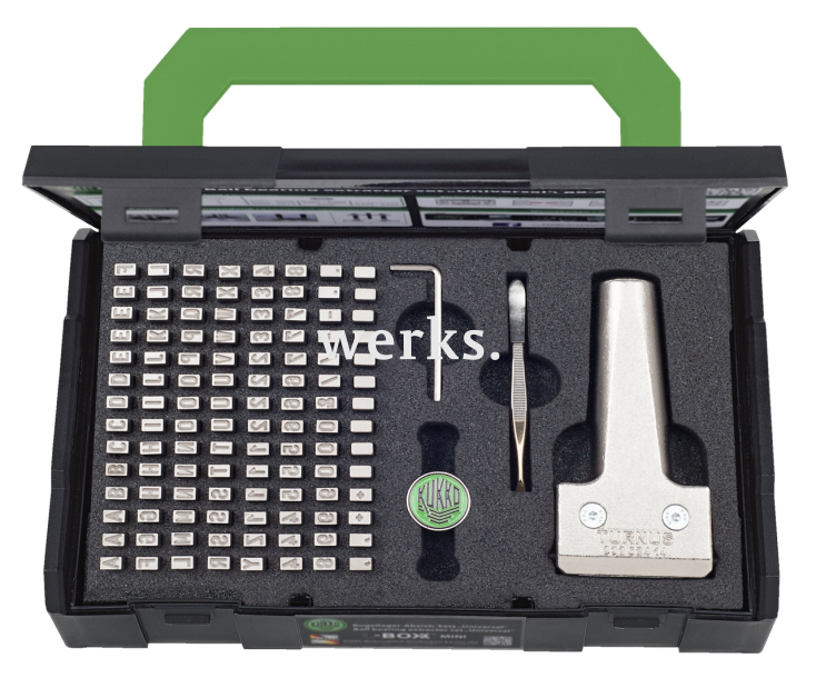 Державка с ударными литерами в наборе KUKKO 333-020