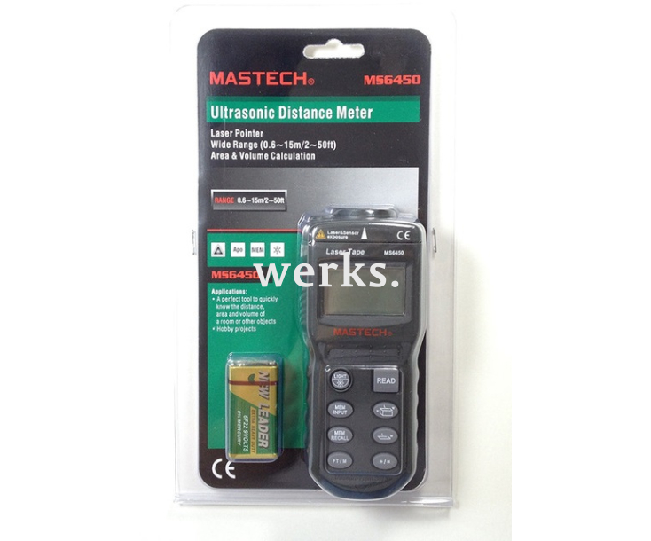 Дальномер ультразвуковой Mastech MS6450