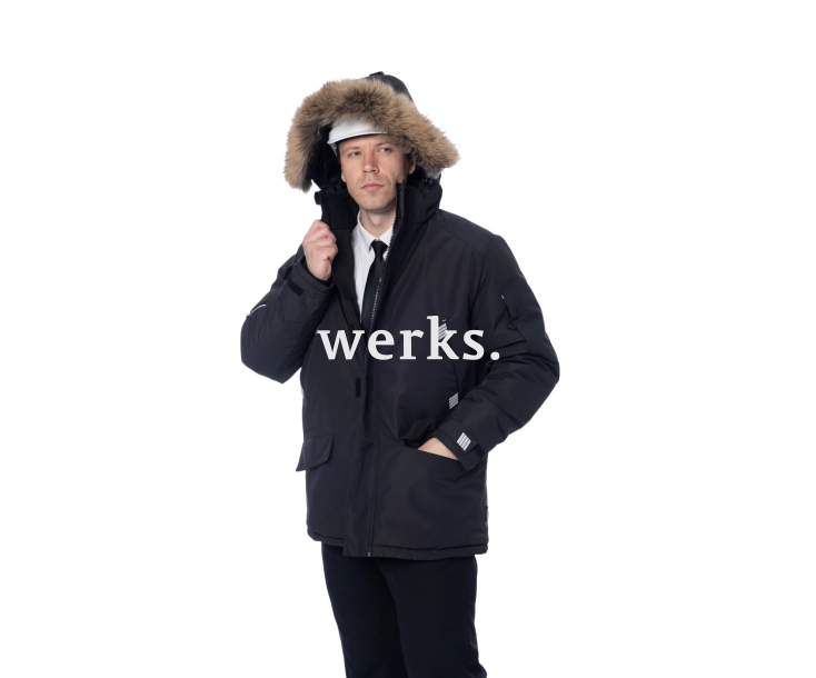 Зимняя куртка-парка Brodeks KW204 черный (L)