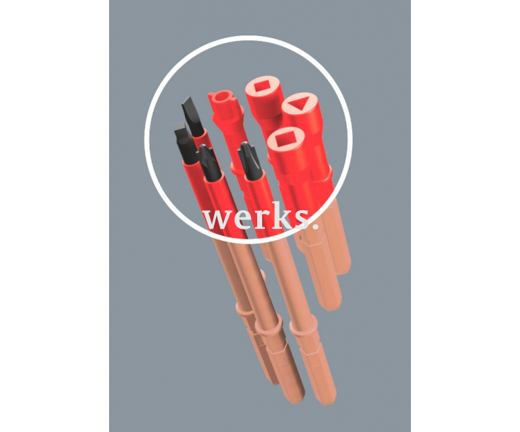 Сумка с насадками Wera Kraftform Kompakt VDE 17 extra slim 1, WE-136027