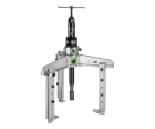 Трёхзахватный съёмник с регулировкой глубины фиксации и длинным гидравлическим шпинделем KUKKO 11-1-BV