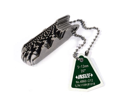 Шаблон шага зубчатых колес Insize 4860-212