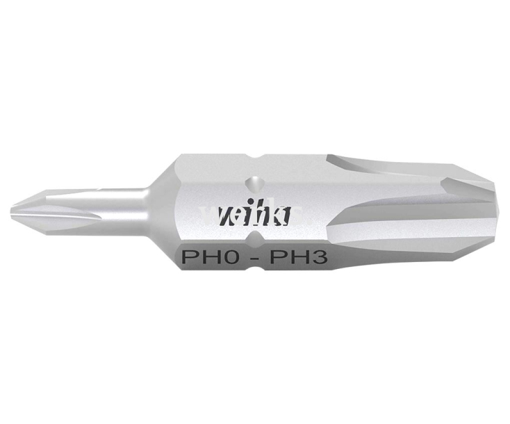 Бита двусторонняя крестовая Wiha Standard Phillips PH1 х PH3 х 30 мм 7411Z 43860