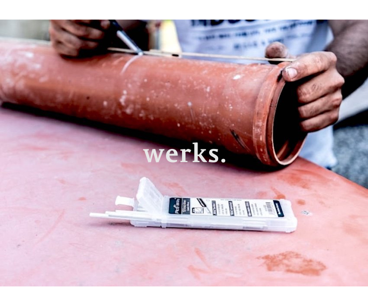 Грифели для карандаша BIG Dry белые Pica 6032 12 пр.