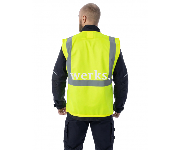 Сигнальный жилет Brodeks KM122 желтый (XL)