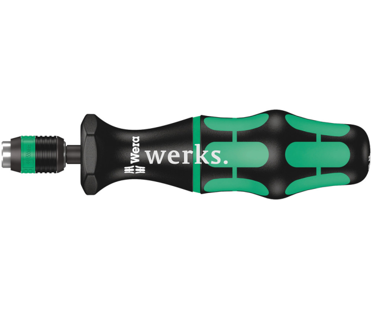 Регулируемая динамометрическая отвертка Wera 7465 с предварительной настройкой 2,5-11,5 in. lbs., с быстросзажимным патроном Rapidaptor серия 7400 Kraftform WE-074720