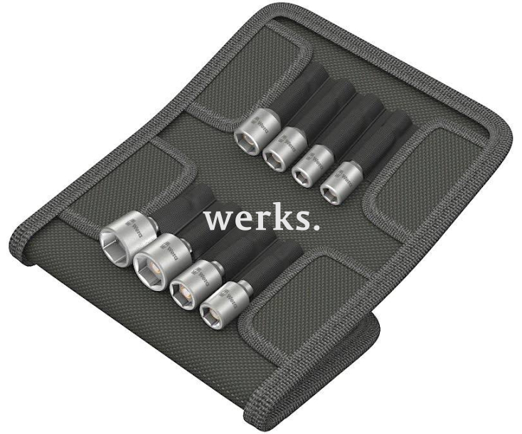 Набор торцовых головок 1/4" 869/4 M A SB с постоянным магнитом Wera WE-073495 8 шт.