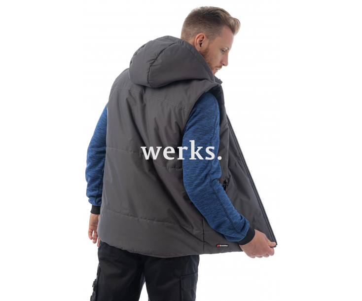 Утепленный жилет Brodeks KW 112 серый (XXXXL)