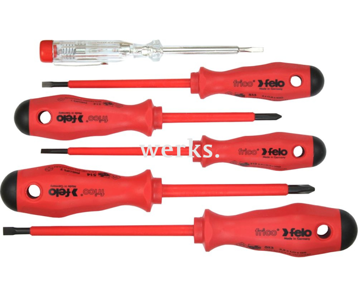 Набор VDE отверток Felo frico SL PH с пробником 6 предметов 51396198