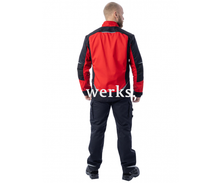 Летняя куртка Brodeks KS 202 красный/черный (XXL)