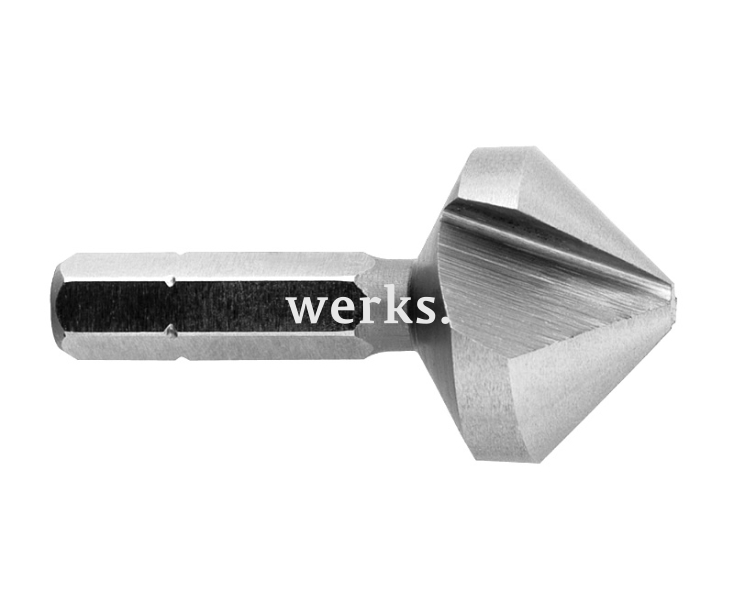 Зенкер конический 90° CBN 8,3 мм DIN 335 C Exact GQ-30622 3 режущих кромки шестигранный хвостовик