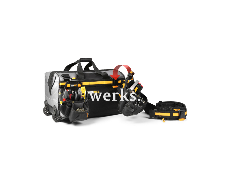 Сумка на колесиках для инструмента с 2 подсумками универсальная TOUGHBUILT TB-CT-170-24R-8