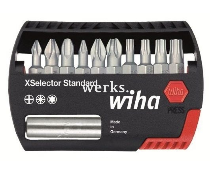 Бит-органайзер XSelector Standard Wiha 7944-904 26985, 11 предметов