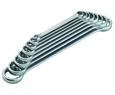 Набор двусторонних накидных гаечных ключей K 450-12-M Heyco HE-00450947082 12 штук