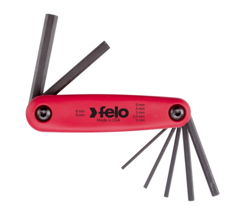 Набор штифтовых ключей раскладной HEX Felo 7 шт. 34500701