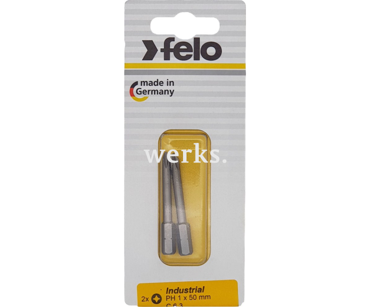Набор крестовых бит Felo Phillips PH1 2 предмета 02201536