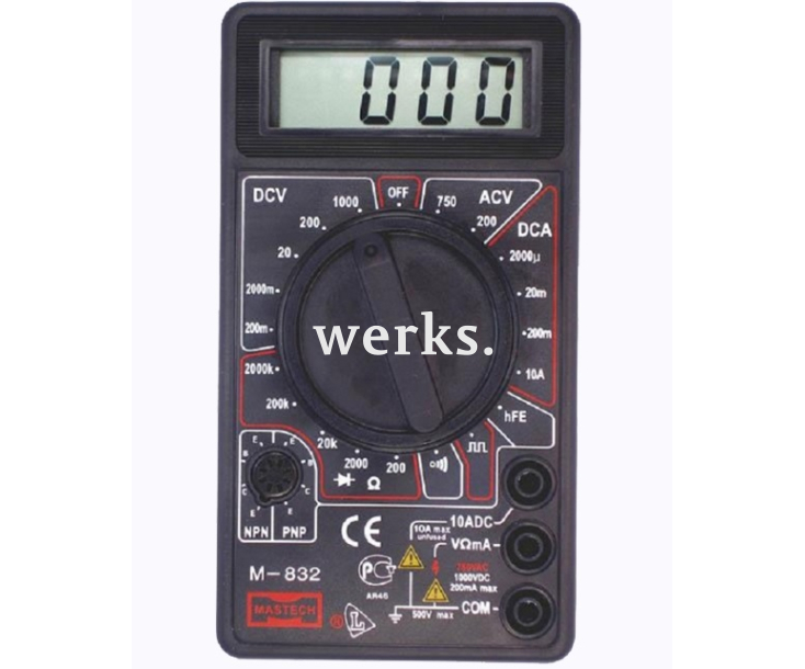 Мультиметр цифровой Mastech M832