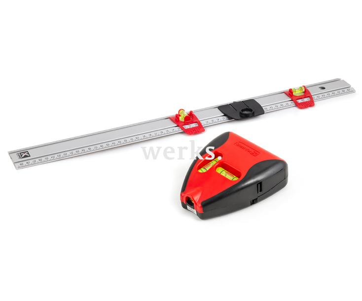 Линейка с лазерным разметчиком и уровнем 60 см Kapro 814-60