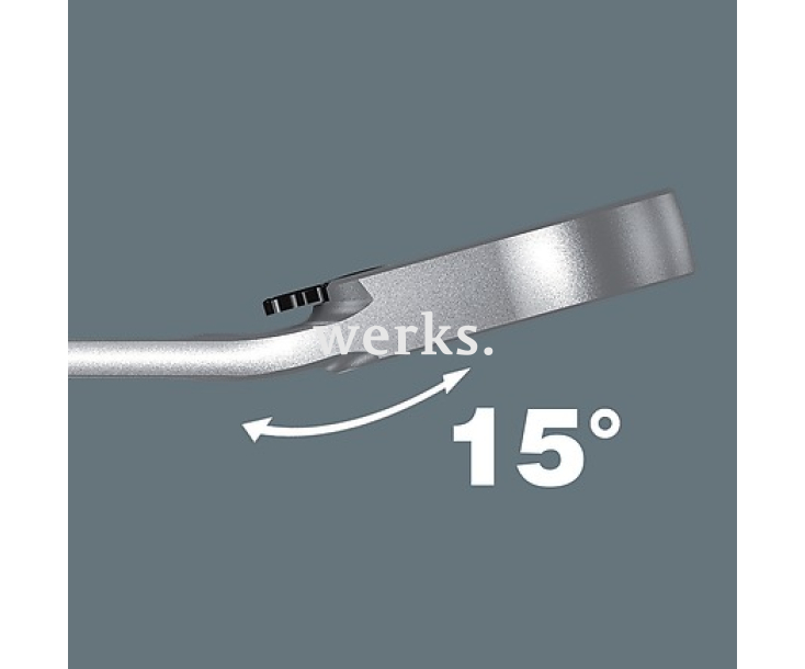 Ключ с кольцевой трещоткой Wera Joker Switch WE-020070 15 х 199 мм комбинированный