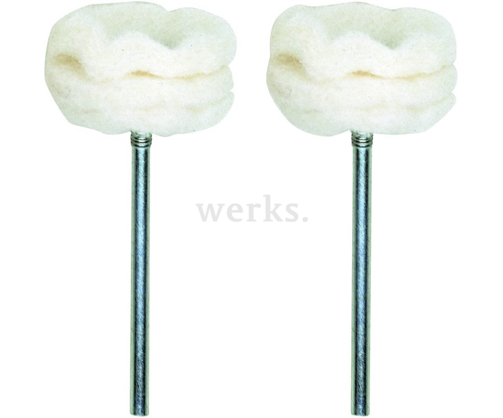 Насадки полировальные флисовые (диск Ø 22 мм) Proxxon 28299 2 шт.