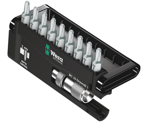 Bit-Check 10 Drywall 1 Wera Набор крестовых насадок WE-136011