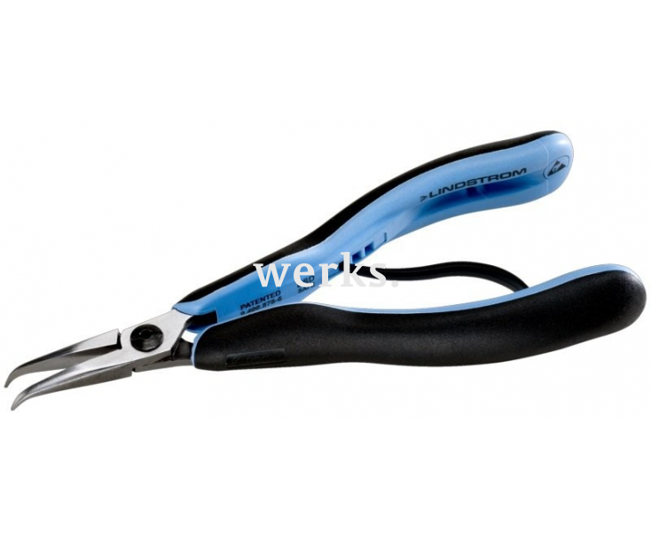 Плоскогубцы с длинными узкими загнутыми губками 155.5мм Lindstrom RX 7892