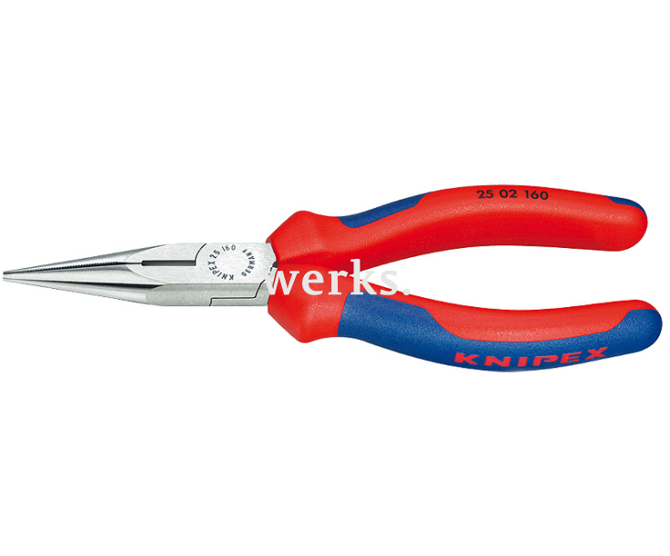 Плоские круглогубцы с режущими кромками Knipex KN-2502140