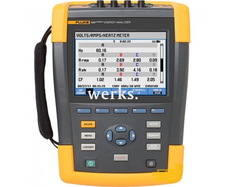 Анализатор качества электроэнергии цифровой Fluke 434 II/RU 4682255