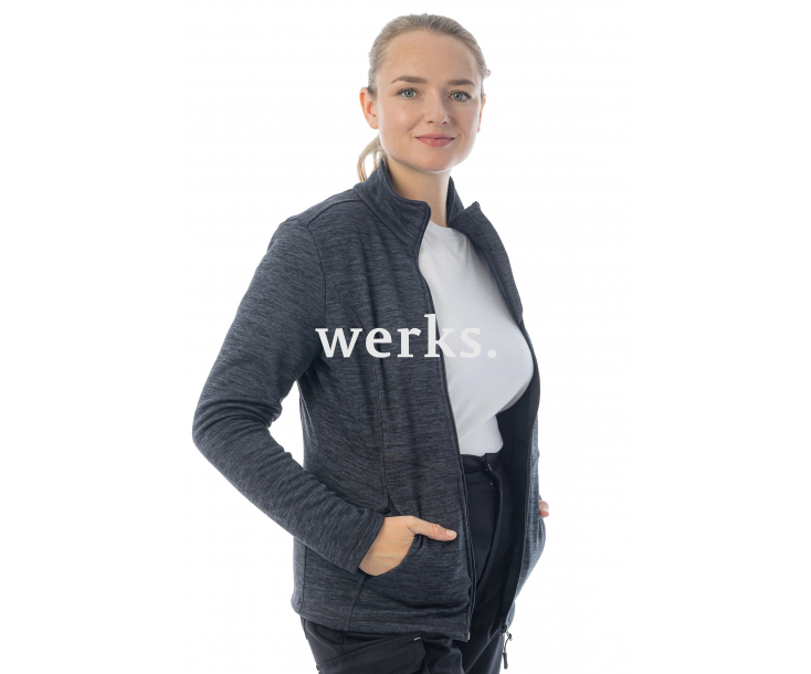 Женская толстовка флисовая Brodeks KS244 cation серый (XXL)