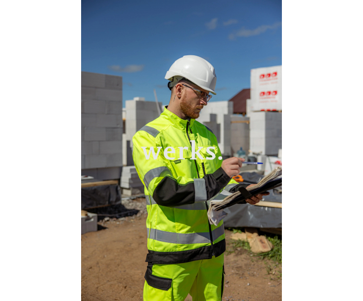 Сигнальная куртка Brodeks KS218 желтый/черный (M)