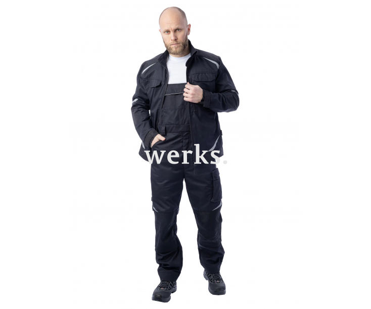 Полукомбинезон Brodeks KS402 черный (L)