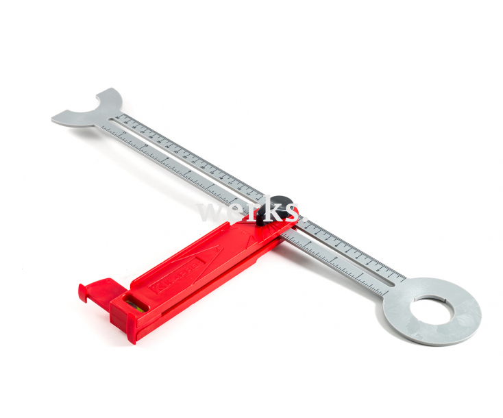 Угломер с уровнем Kapro 303 для отверстий в керамике