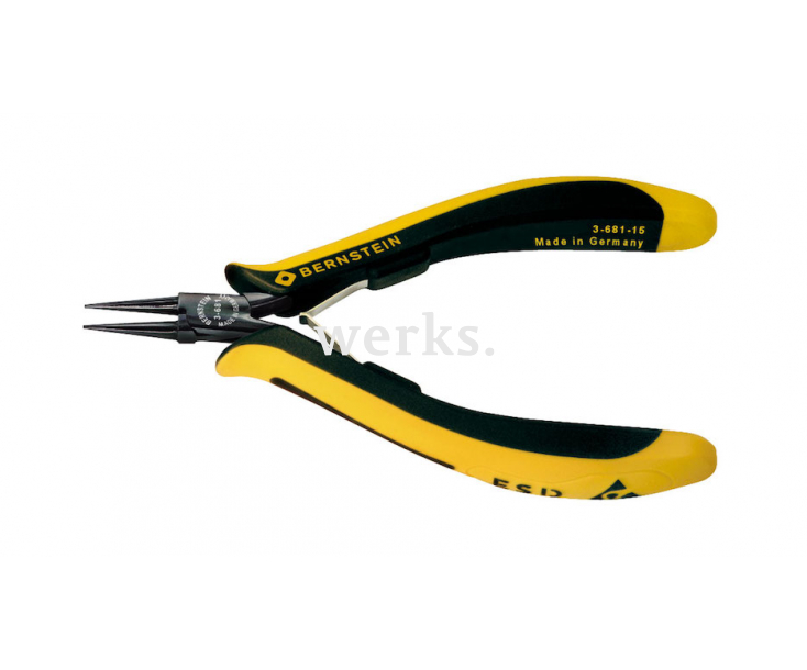 Круглогубцы тонкие прецизионные EUROline антистатические Bernstein BS-3-681-15