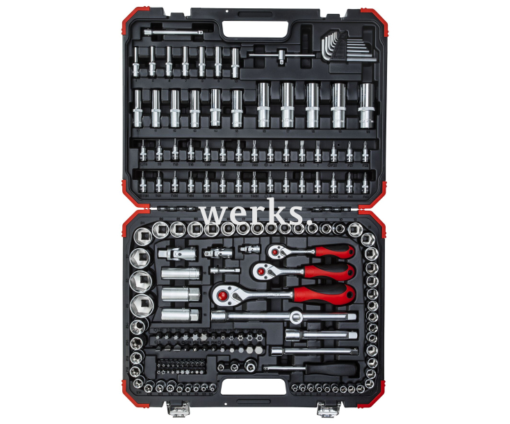 Набор головок 1/4+3/8+1/2 172шт. Gedore 3300058