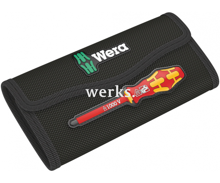 Складная сумка для 18 отверток Wera Kraftform Kompakt VDE WE-671388