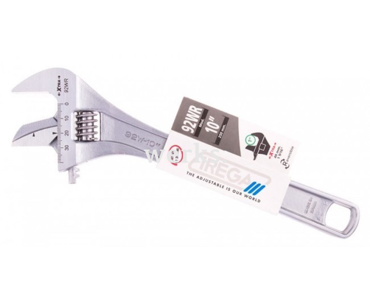 Ключ гаечный разводной со съемными губками хромированный 34 мм Irega 92WR(CN-MM-P)/CE-8