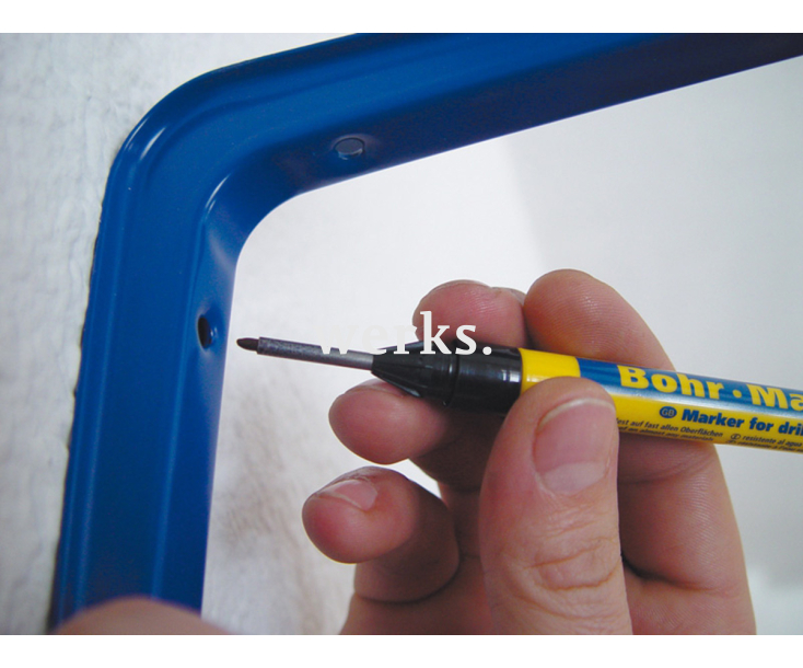 Маркер строительный Bleispitz 0587 черный для глубоких отверстий